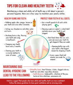 Tips For Clean And Healthy Teeth – Infographic | Kauvery Hospital