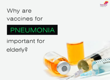 Why are vaccines for pneumonia important for elderly?