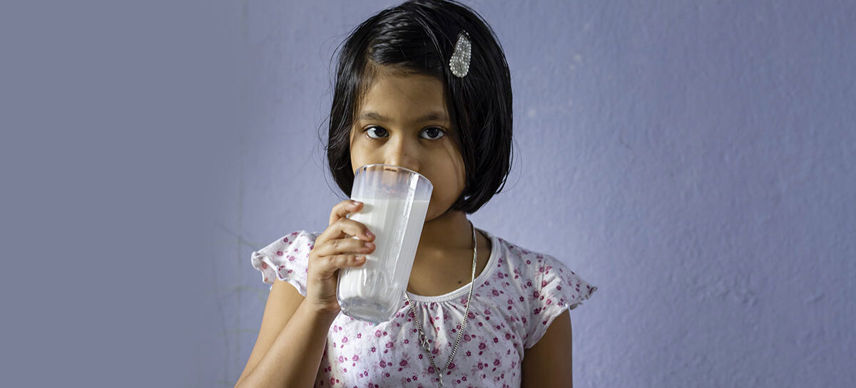 Why is milk important in a child’s diet?