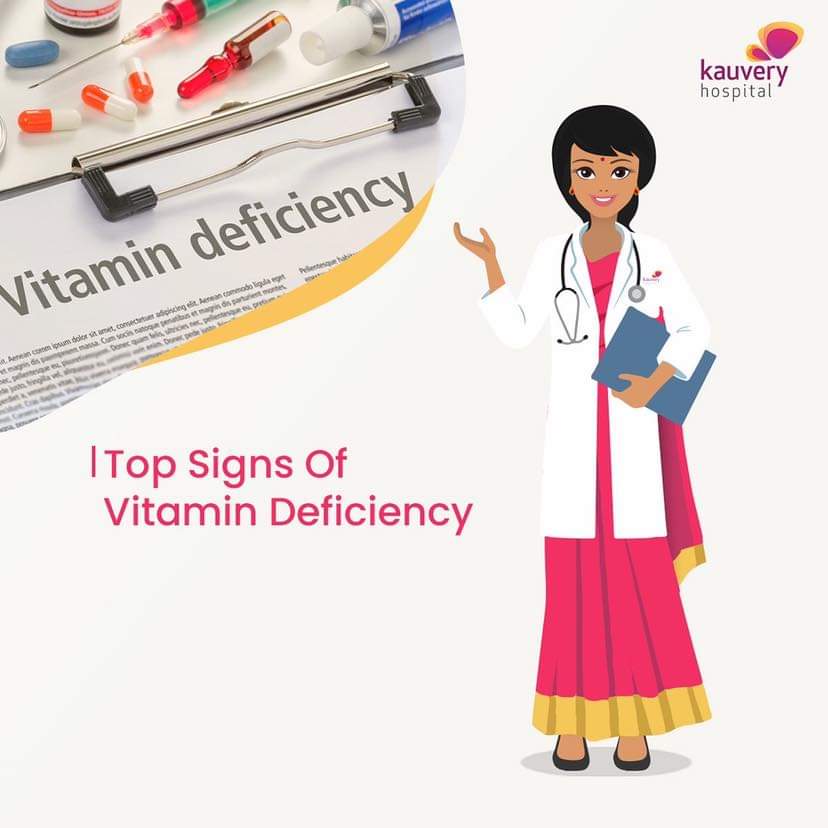 Top signs of Vitamin Deficiency