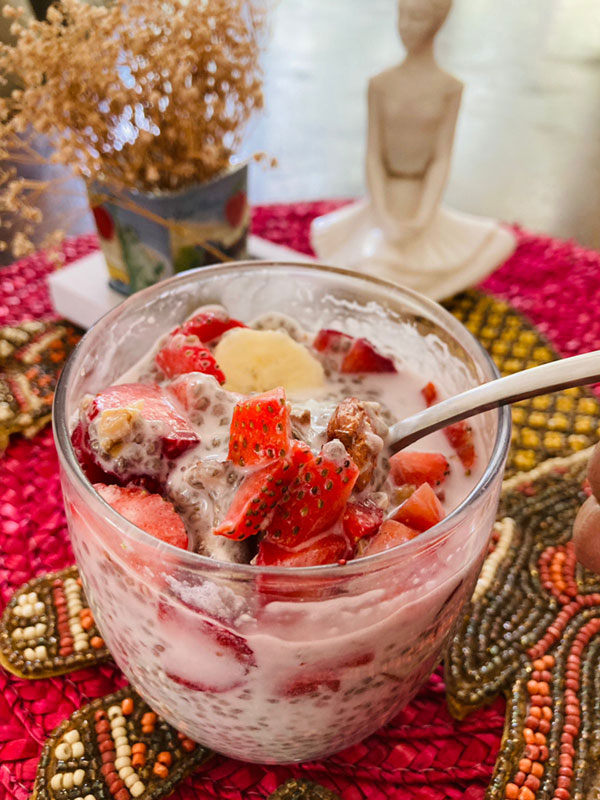 summer special chia pudding