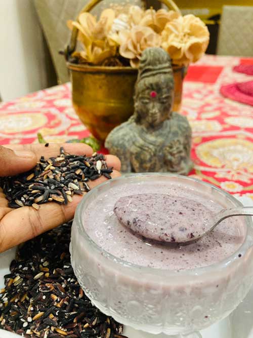 kavuni rice payasam black rice kheer